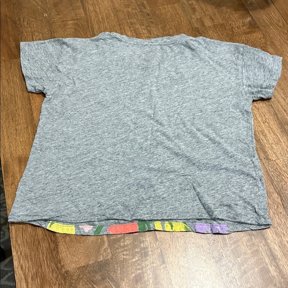 Michael de Feo for J. Crew Painted Tulips Cotton Modal Tee T-Shirt small AB - Picture 5 of 8